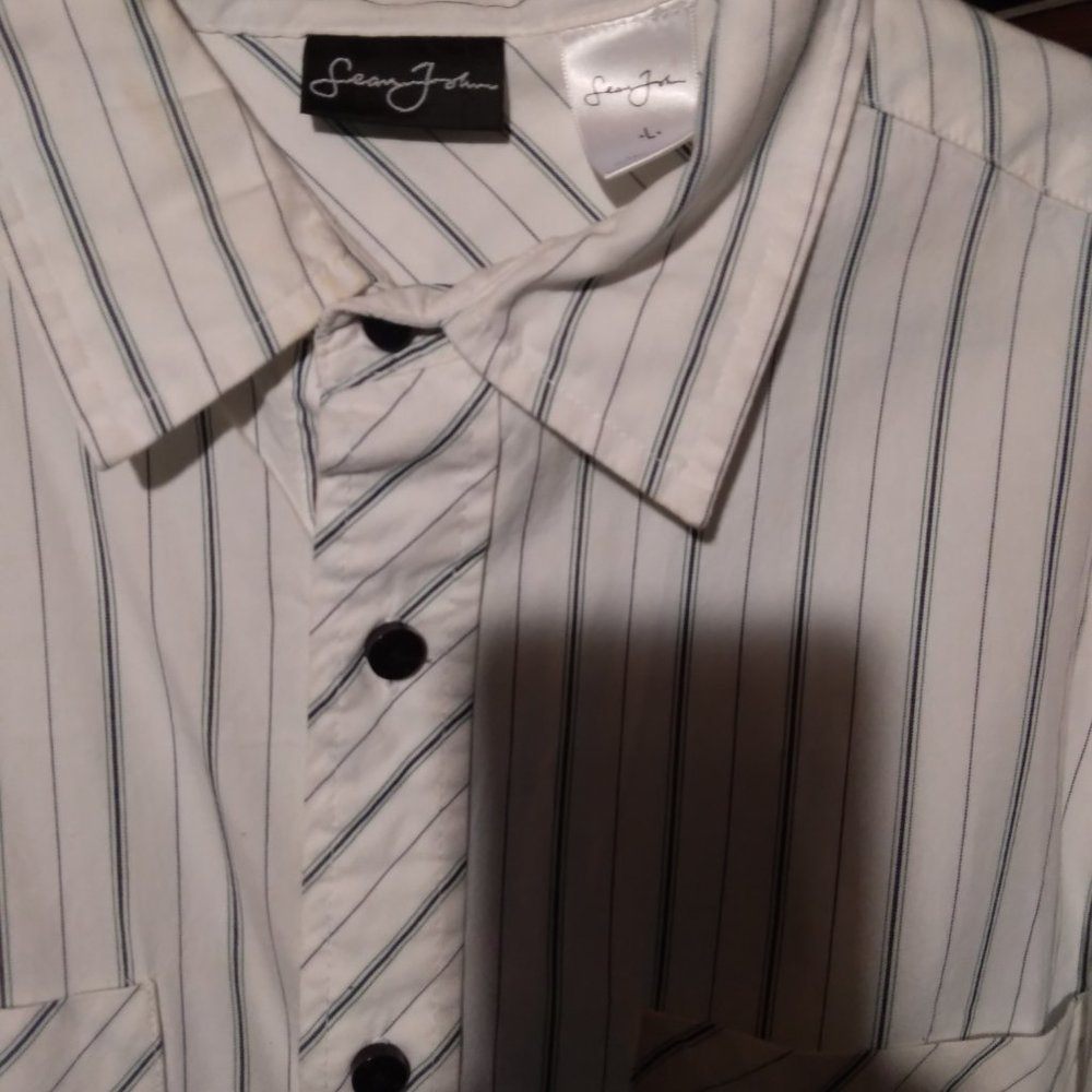 SEAN JOHN VINTAGE WHITE DRESS SHIRT - LARGE - "COLLECTORS ITEM" - Picture 10 of 10